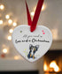 Love and a Chihuahua Ceramic Heart